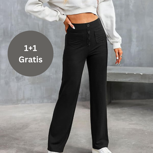 Elle™️ | Elastiske bukser med høj talje